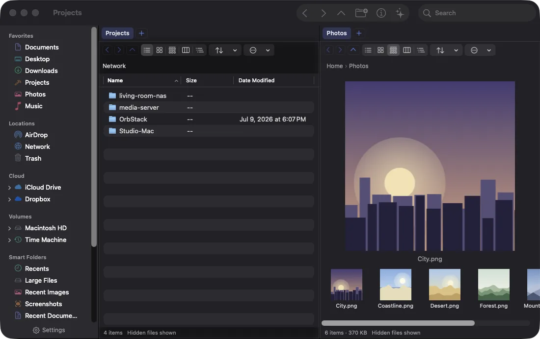 Pathem — remote browsing interface
